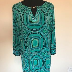 Chico’s 3/4 Length Sleeve Jersey Dress